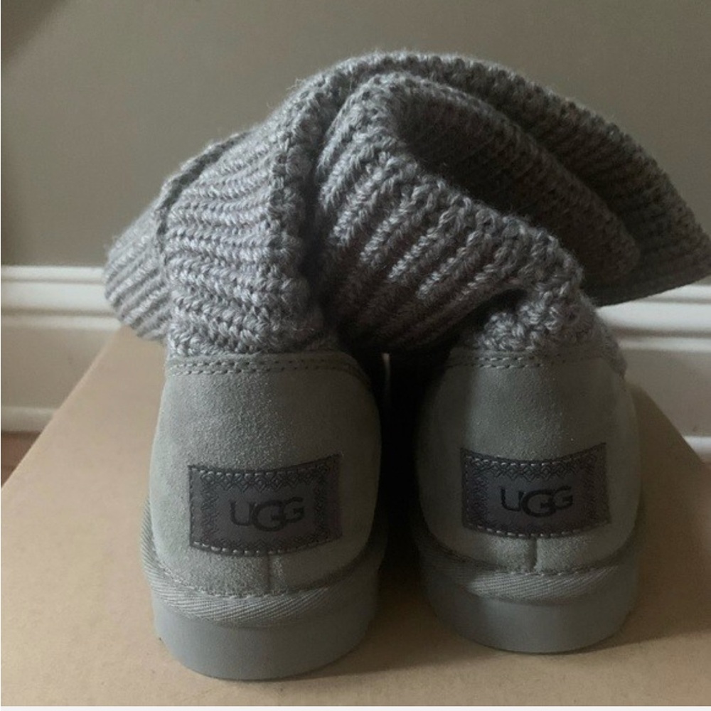 UGG Women's Gray Knit Boots